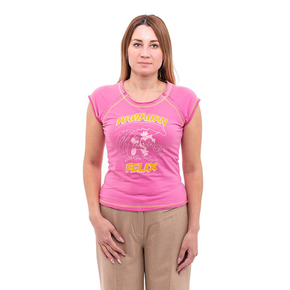 Compagnia Italiana T-Shirt Women size M Hot Pink